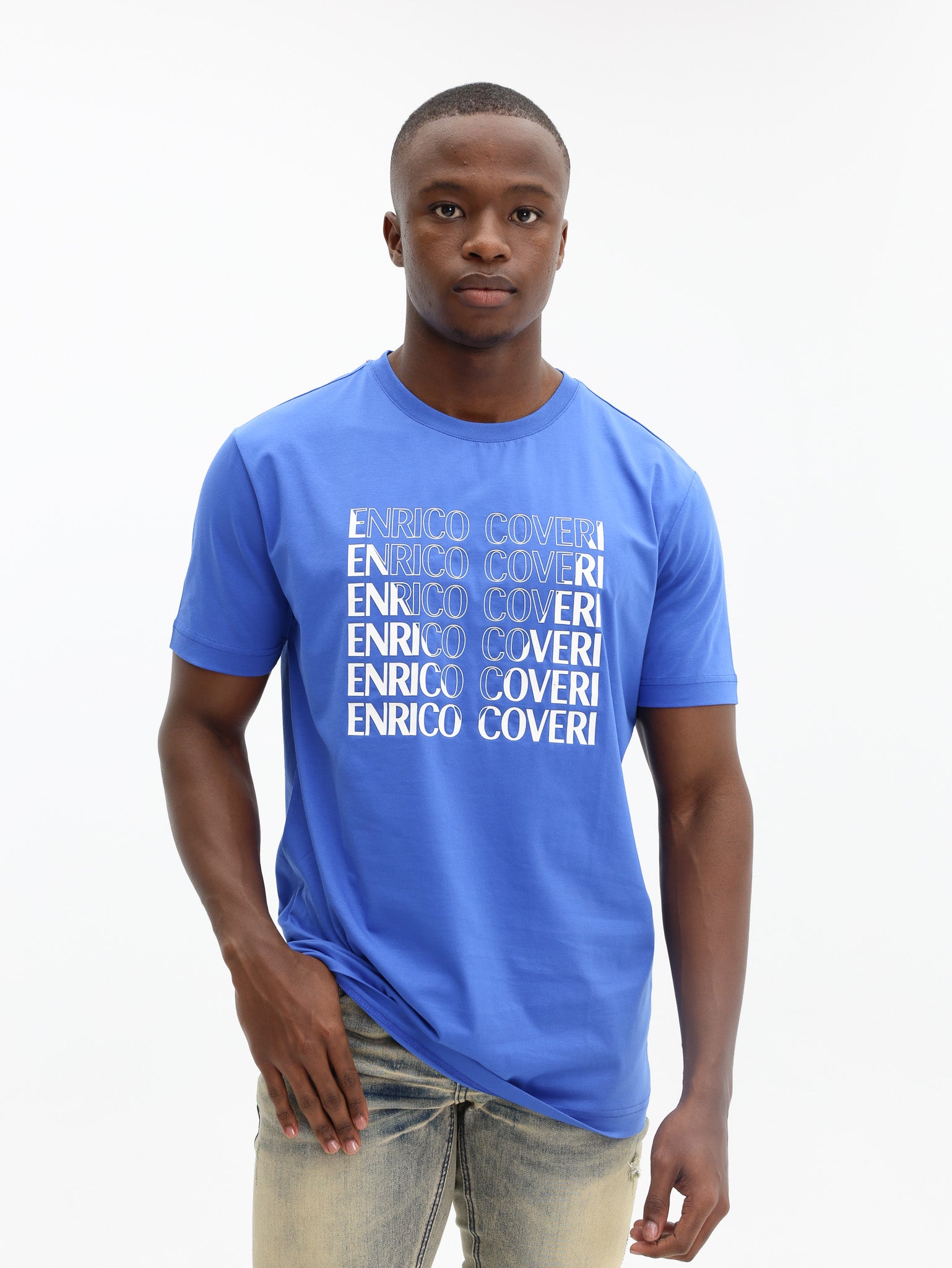 Enrico Coveri T-Shirt 2 Packs Baby Blue